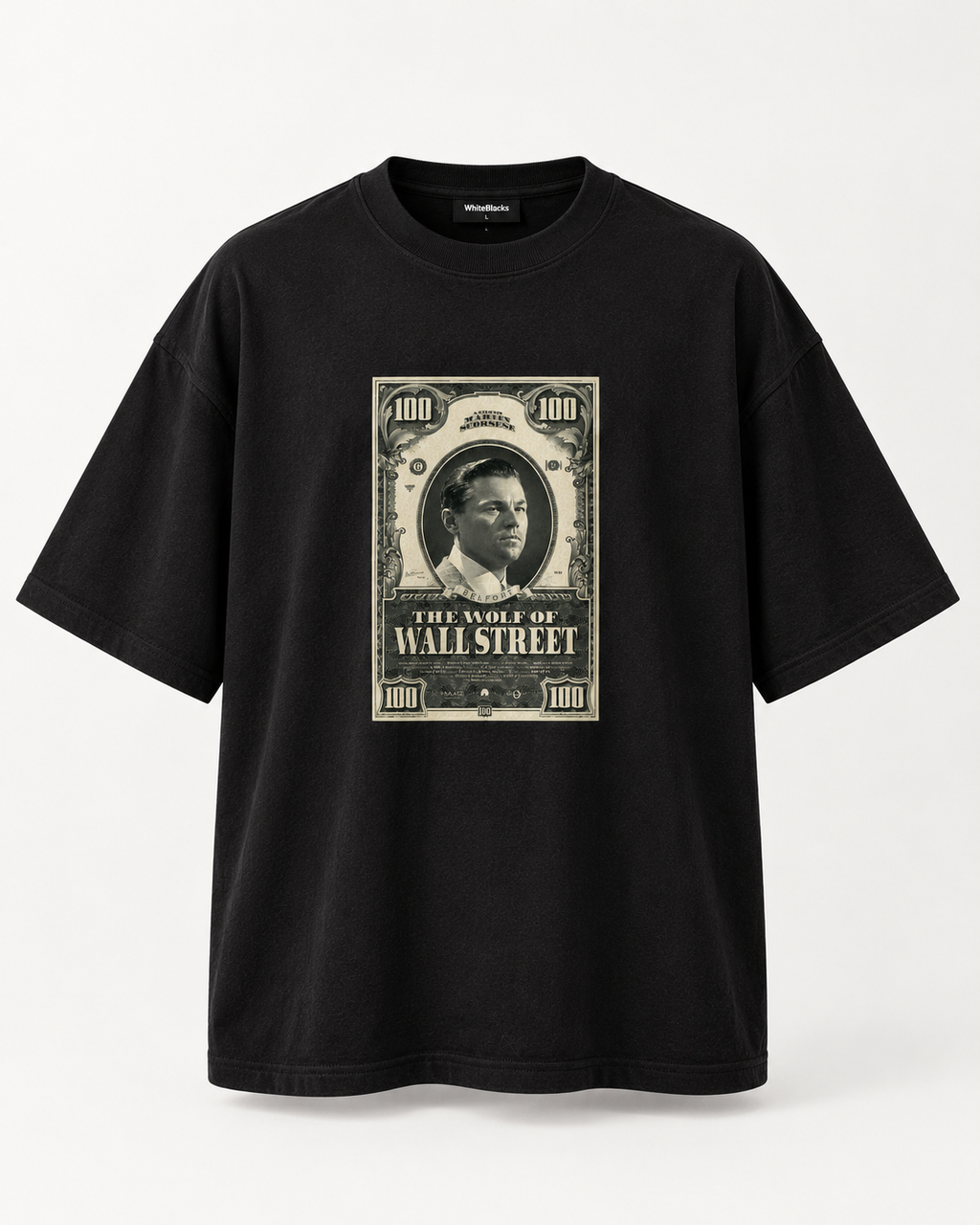 Wolf of Wall Street Oversized Graphic T-Shirt