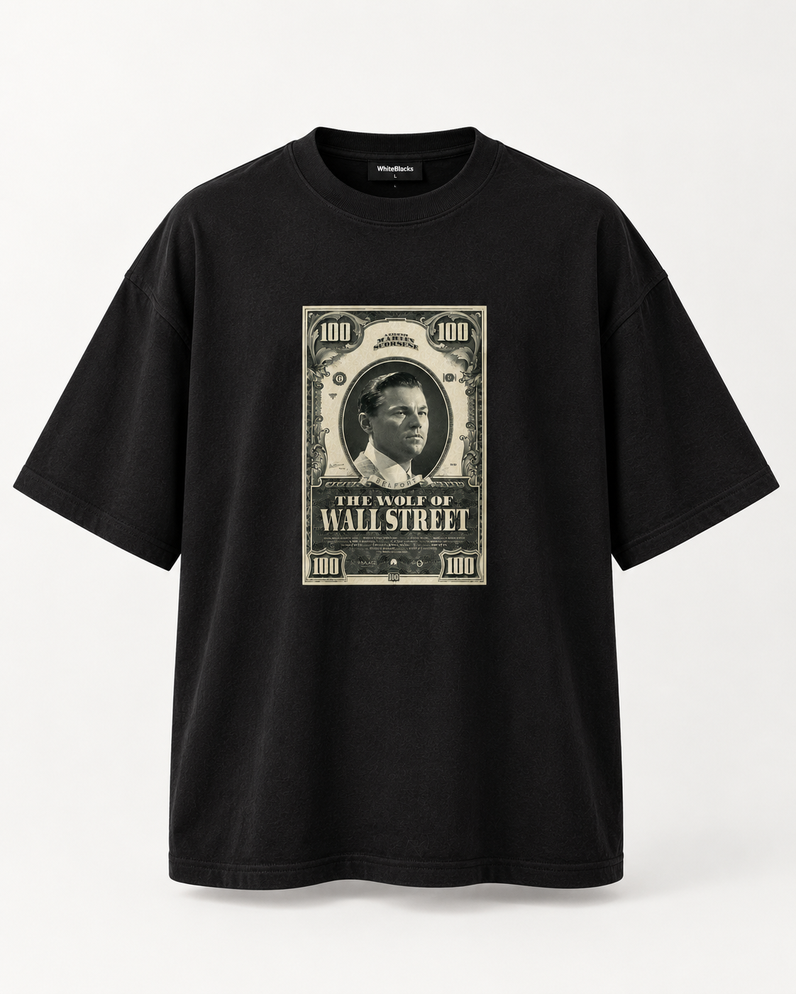 Wolf of Wall Street Oversized Graphic T-Shirt