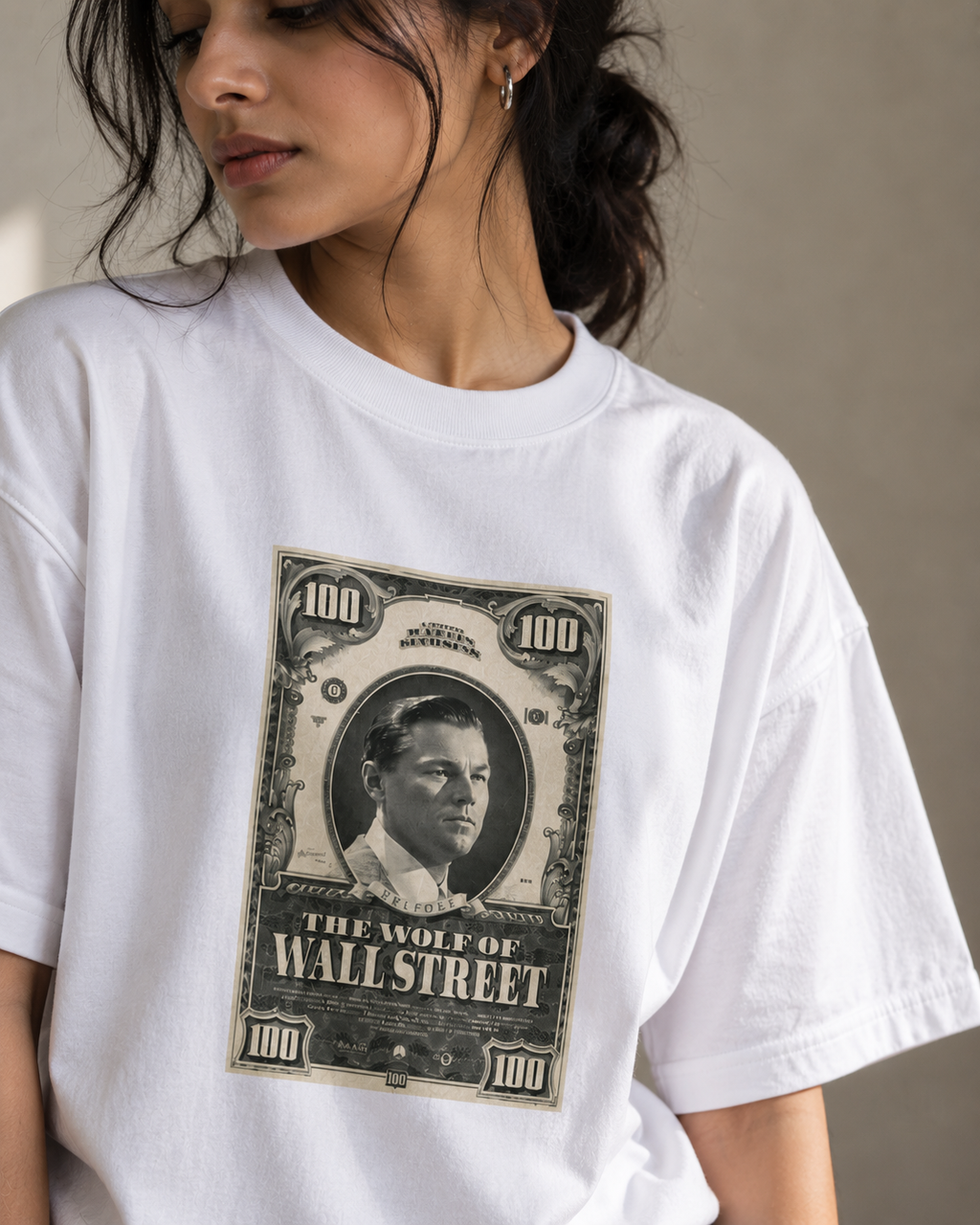 Wolf of Wall Street Oversized Graphic T-Shirt