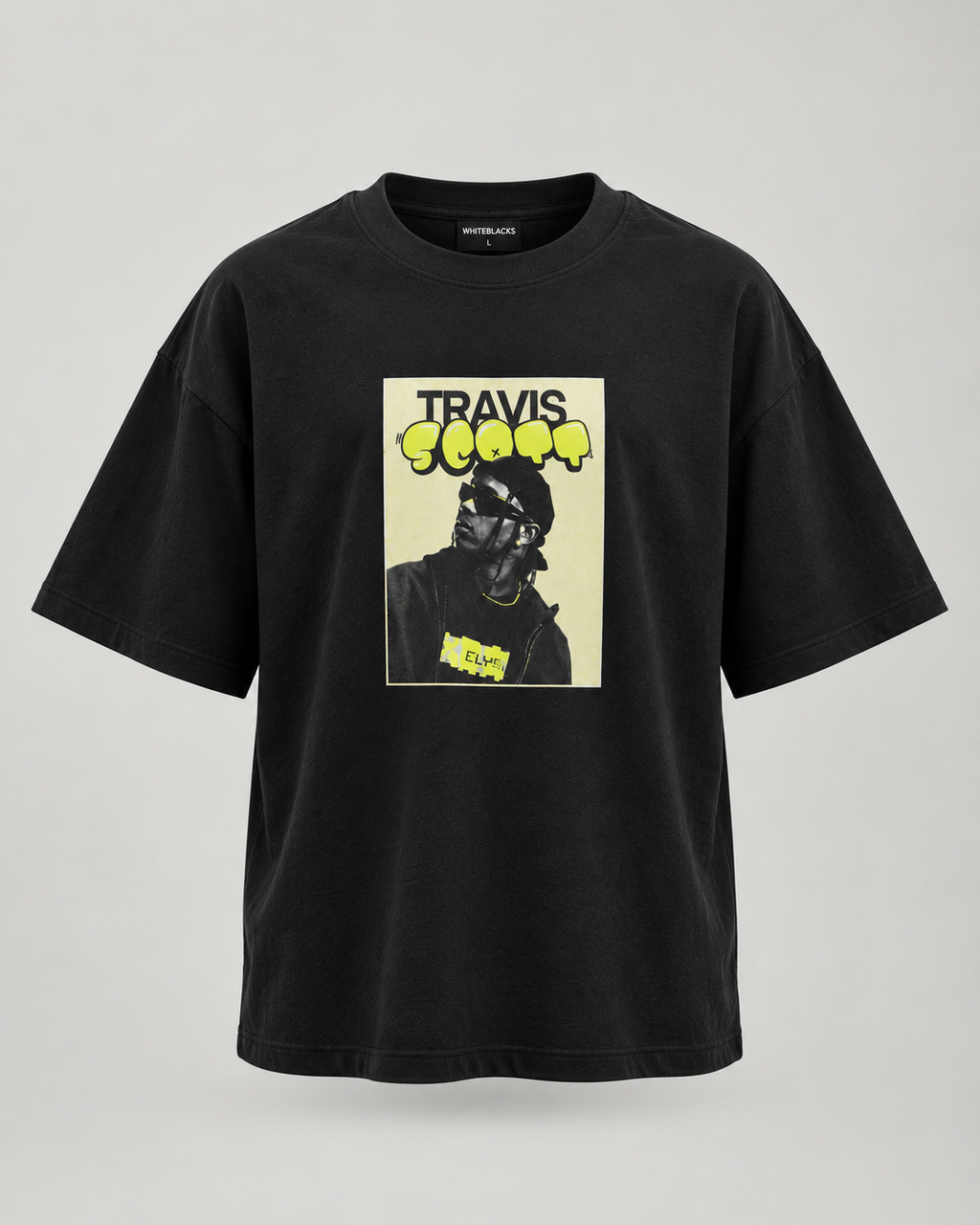 Travis-Inspired Graphic Oversized T-Shirt