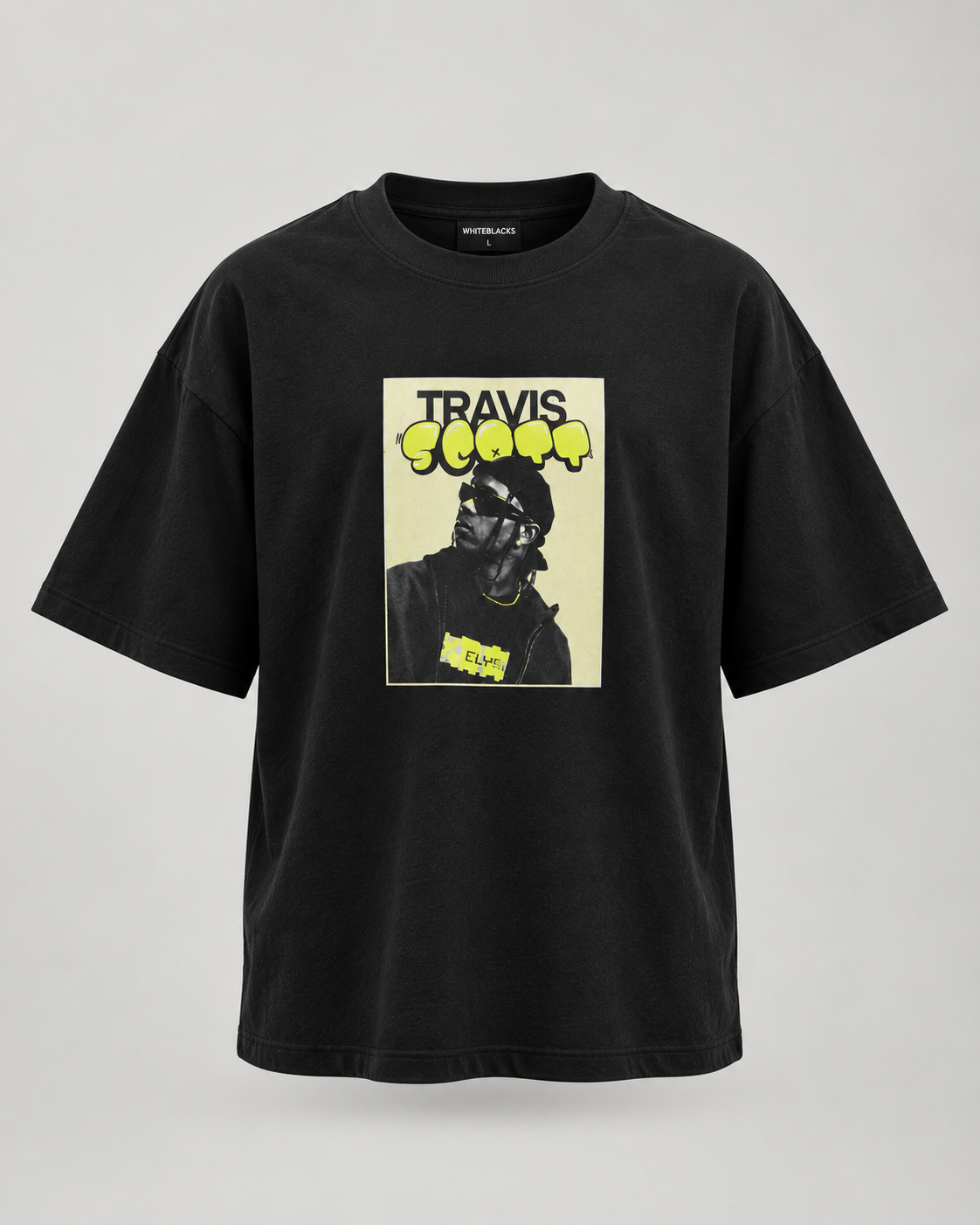 Travis-Inspired Graphic Oversized T-Shirt