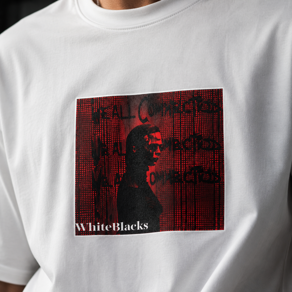Real Comes First Filtered Oversized Graphic T-Shirt