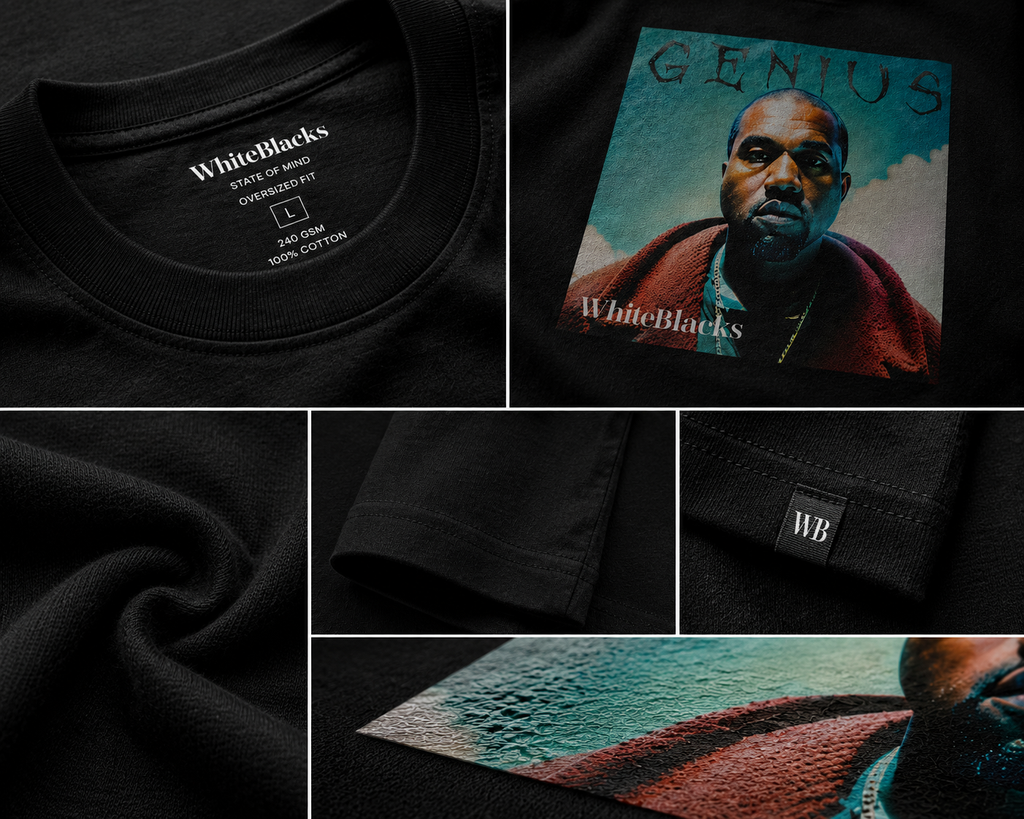 Genius Oversized Graphic T-Shirt