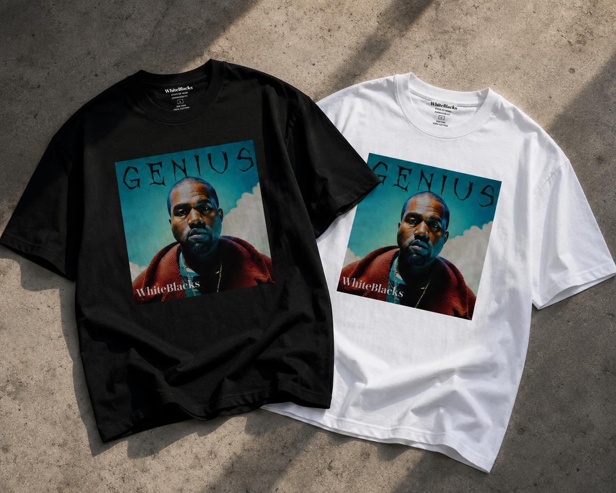 Genius Oversized Graphic T-Shirt