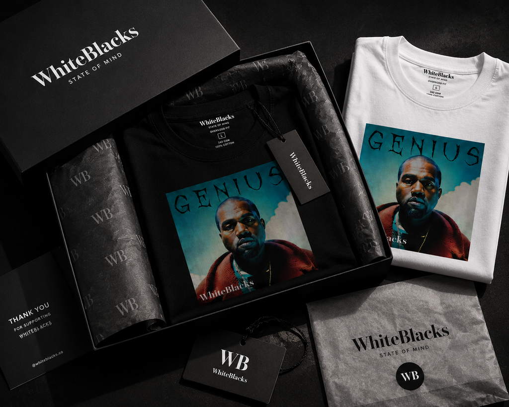 Genius Oversized Graphic T-Shirt