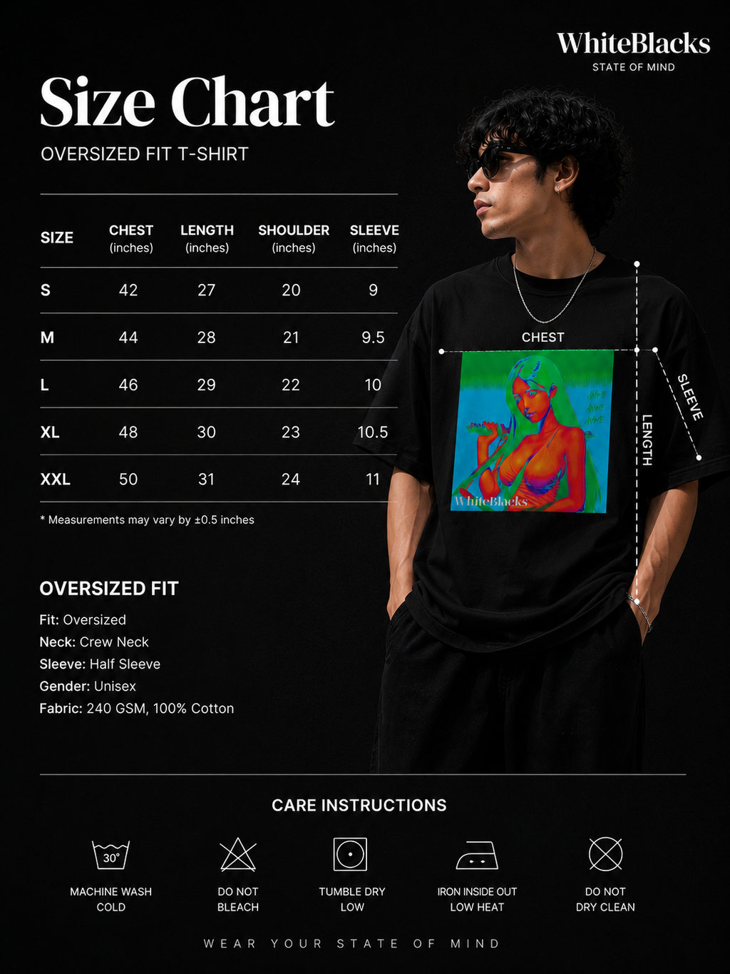 Anime Color Oversized Graphic T-Shirt