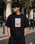 Black Widow Oversized Graphic T-Shirt