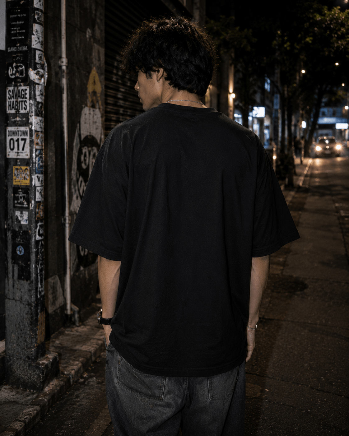 After Hours Oversized Graphic T-Shirt - WhiteBlacks