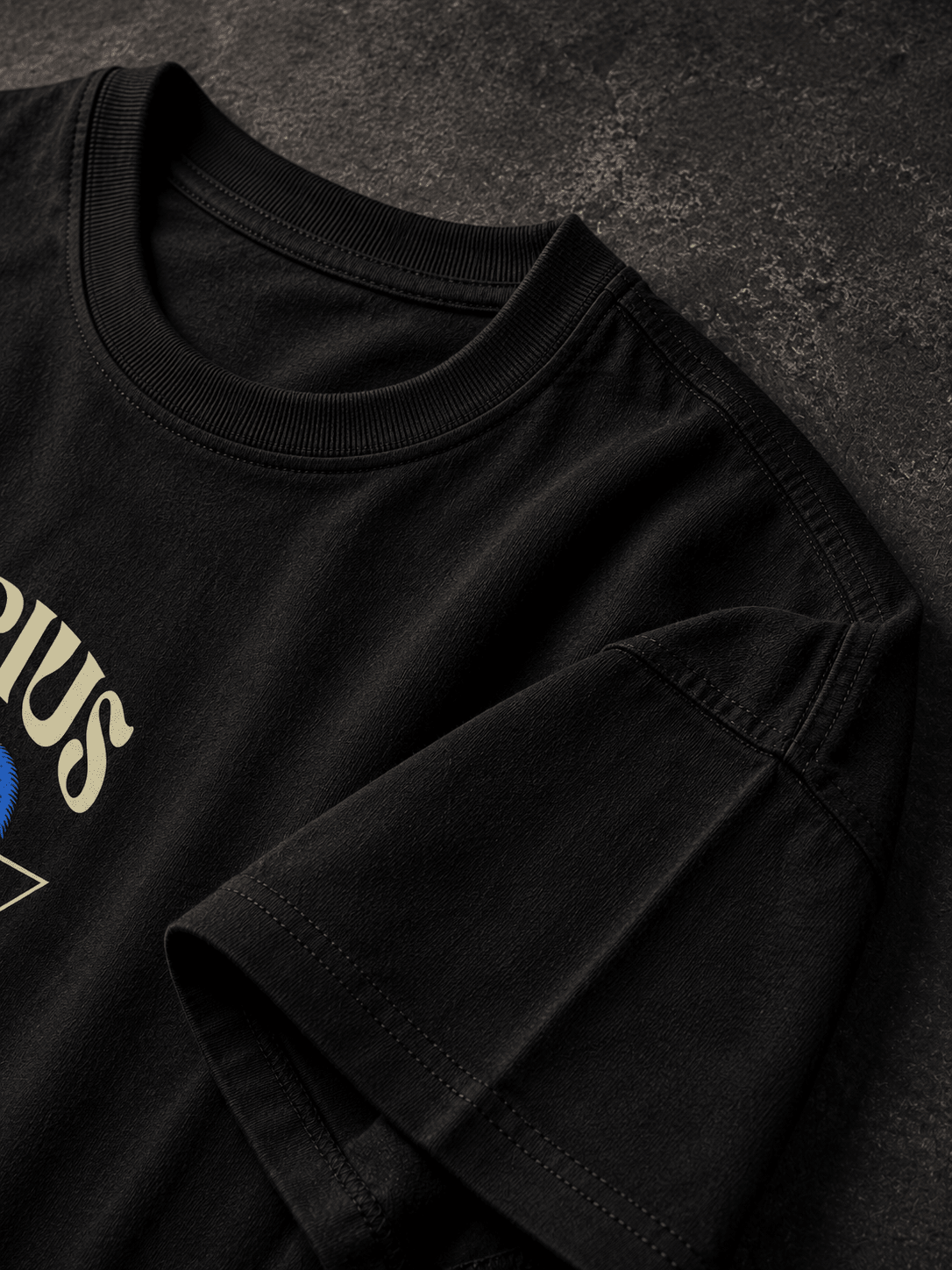 Aquarius Zodiac Oversized Graphic T-Shirt - WhiteBlacks