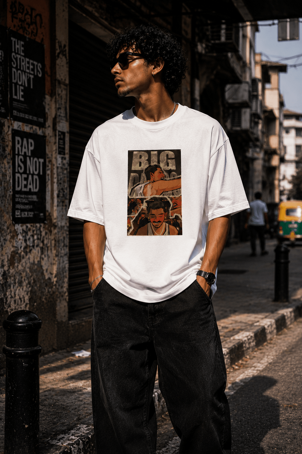 Big Dawg Oversized Graphic T-Shirt - WhiteBlacks