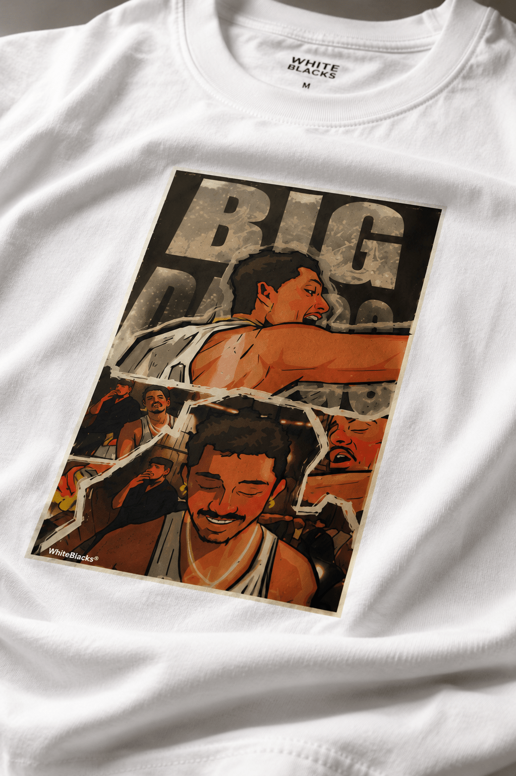 Big Dawg Oversized Graphic T-Shirt - WhiteBlacks