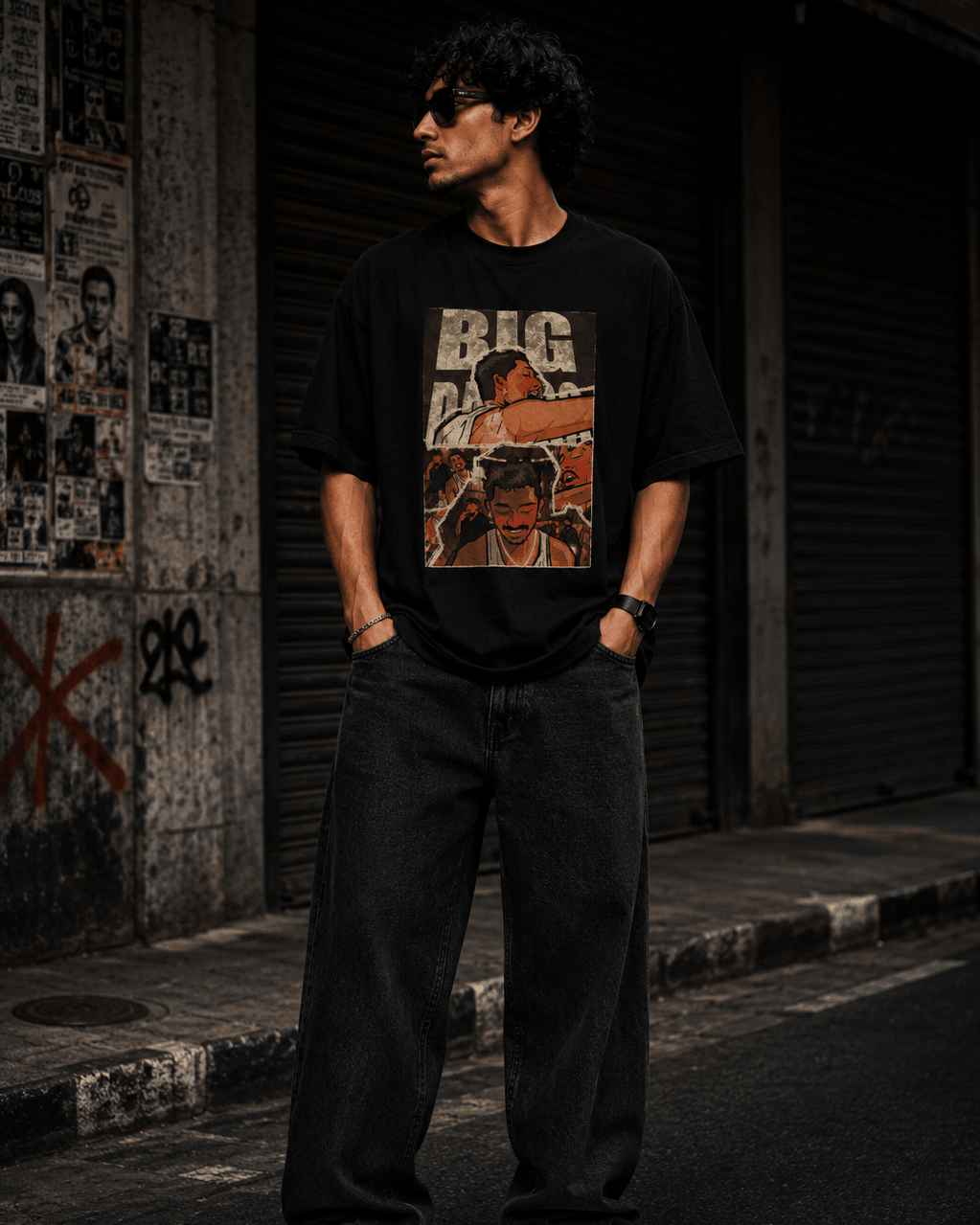 Big Dawg Oversized Graphic T-Shirt - WhiteBlacks