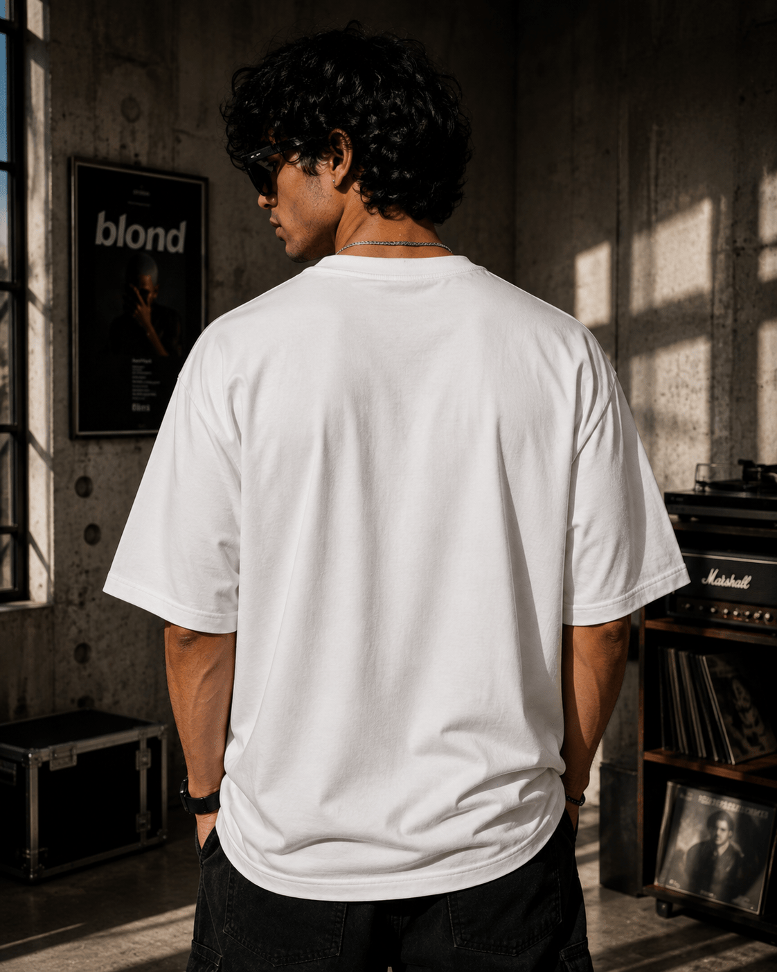 Leo Oversized Graphic T-Shirt - WhiteBlacks
