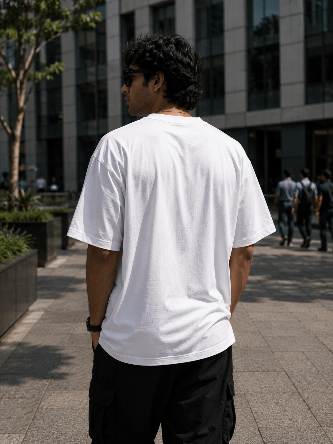 Never Been Broke Filtered Oversized Graphic T-Shirt - WhiteBlacks