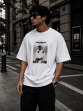 Not Like Us Oversized Graphic T-Shirt - WhiteBlacks