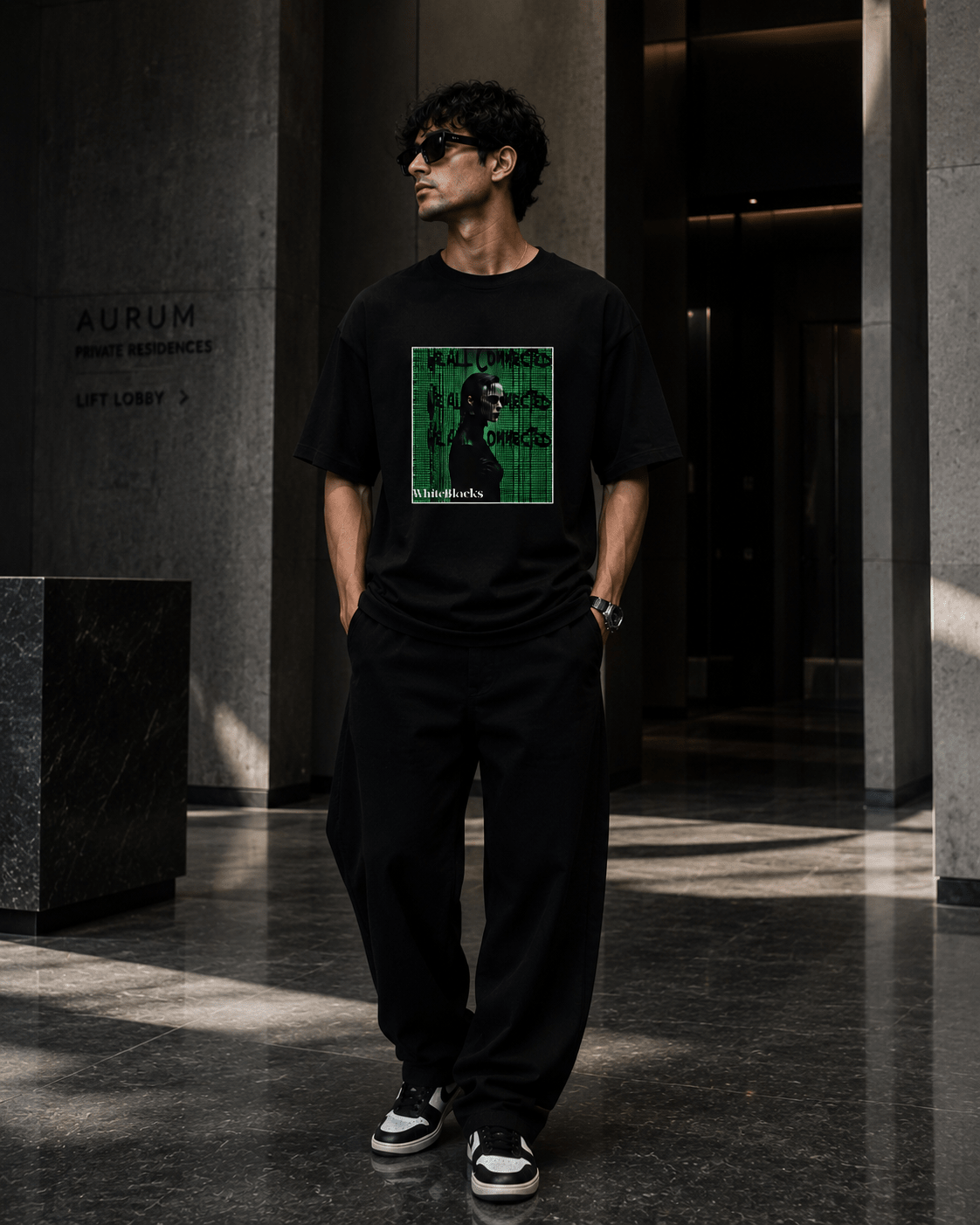 Real Comes First Oversized Graphic T-Shirt - WhiteBlacks