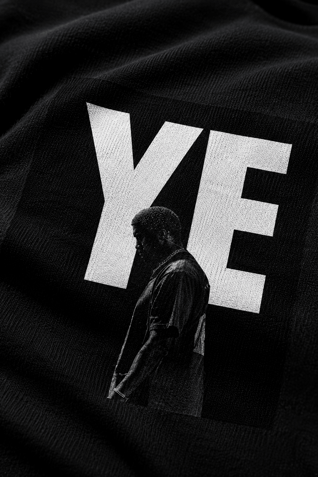 YE Oversized Graphic T-Shirt - WhiteBlacks